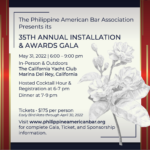 PABA’s 35th Annual Installation & Awards Gala on May 31, 2022 at The California Yacht Club