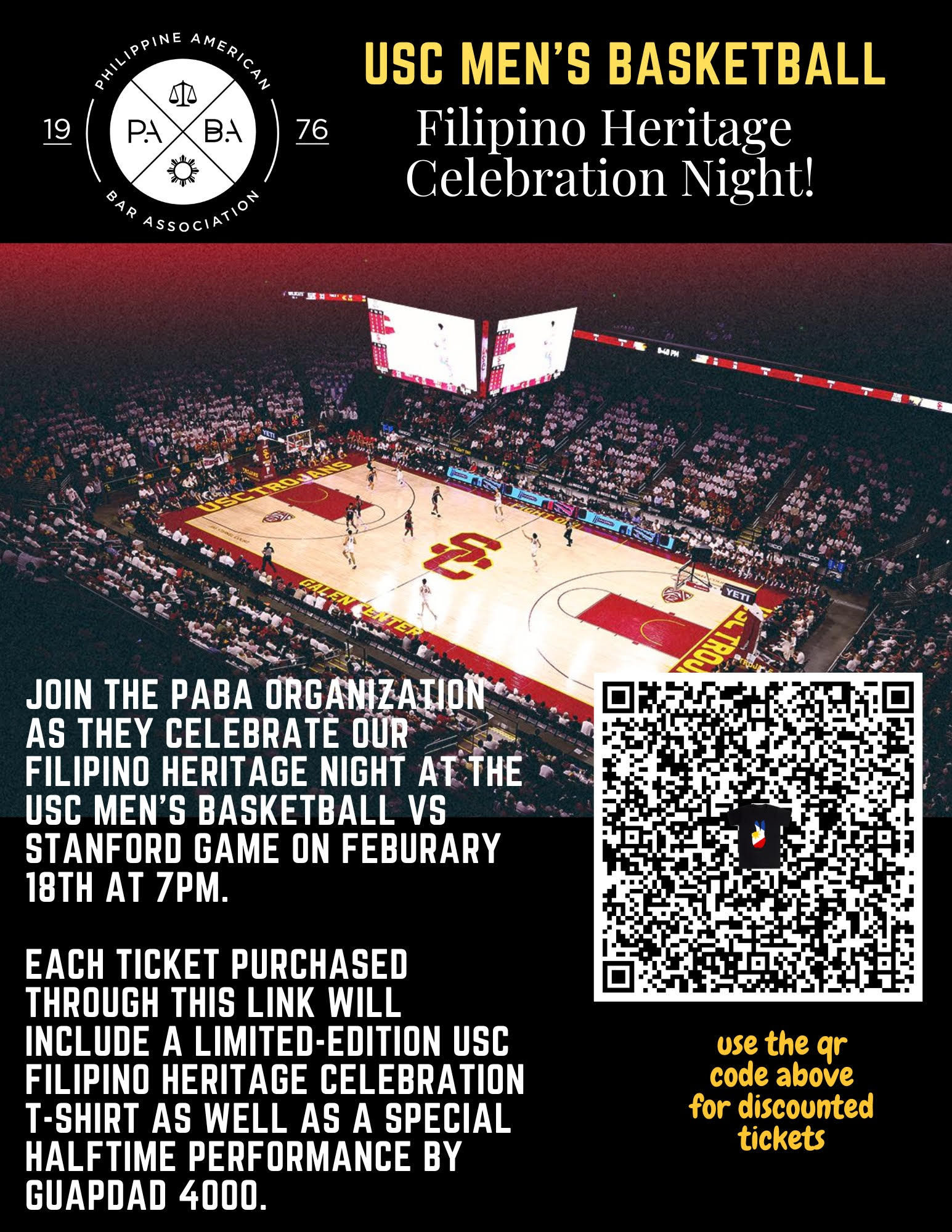Celebrate Filipino Heritage Night with USC Men’s Basketball!