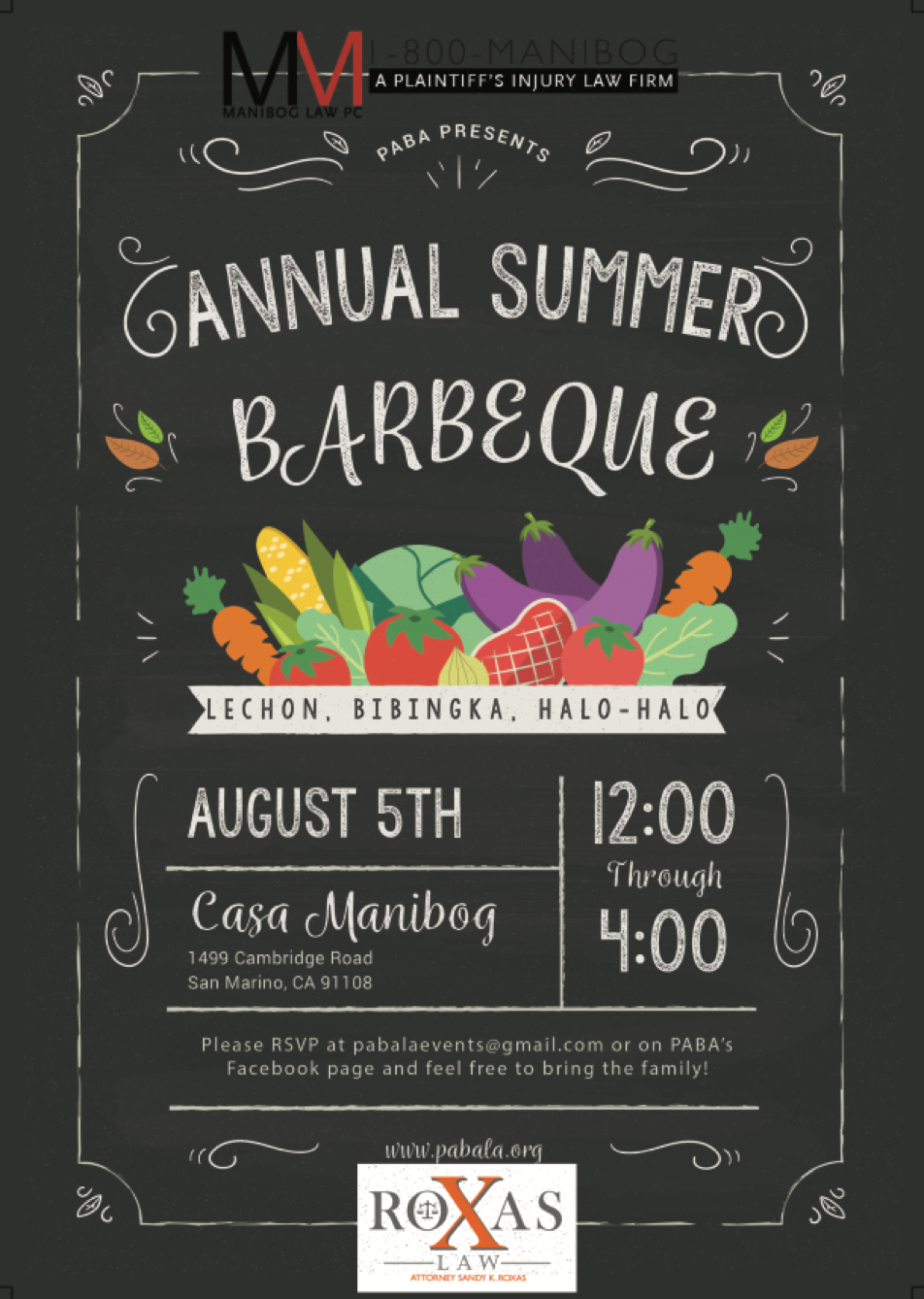 PABA Annual Summer BBQ (Past)